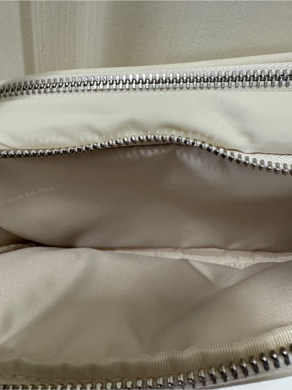Lululemon Crossbody Camera Bag White Opal Adjustable Strap - Picture 6 of 12
